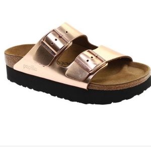Birkenstock Arizona Papillio metallic copper